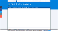 Desktop Screenshot of comune.alba-adriatica.te.it