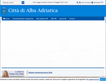 Tablet Screenshot of comune.alba-adriatica.te.it